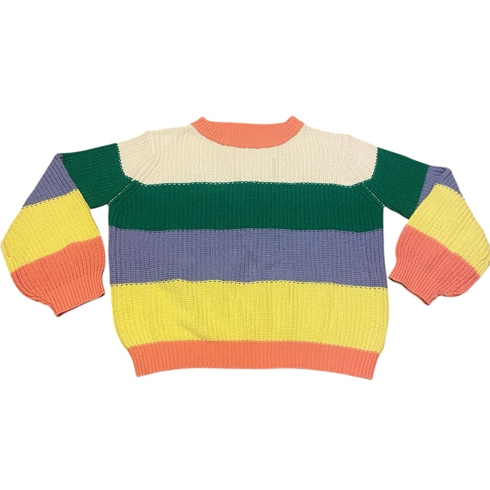 Promesa Colorful Striped Women's Sweater S/M EUC
